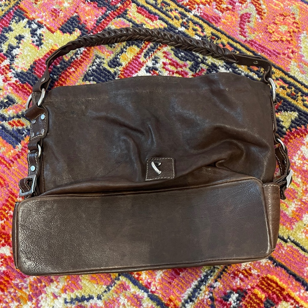 Vin Baker Leather Handbag